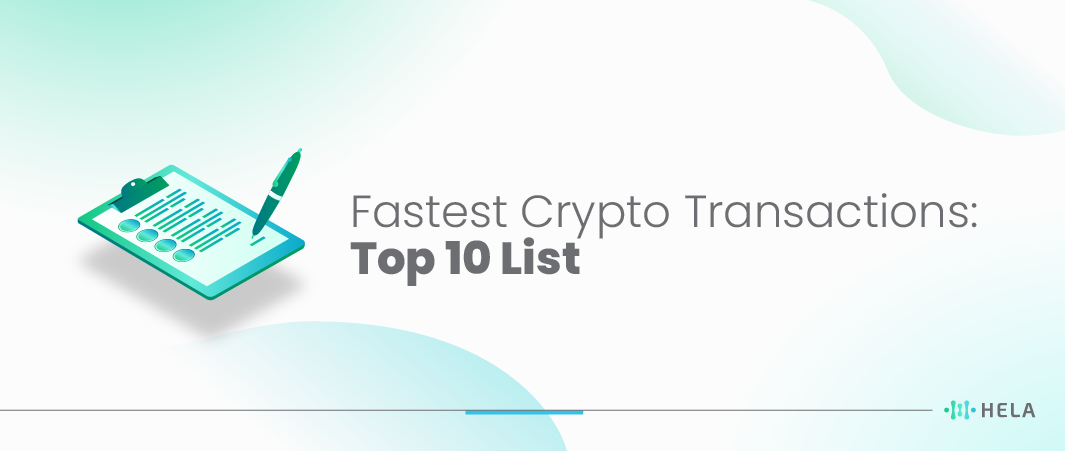 Top 10 Cryptocurrencies With High Transaction Speed