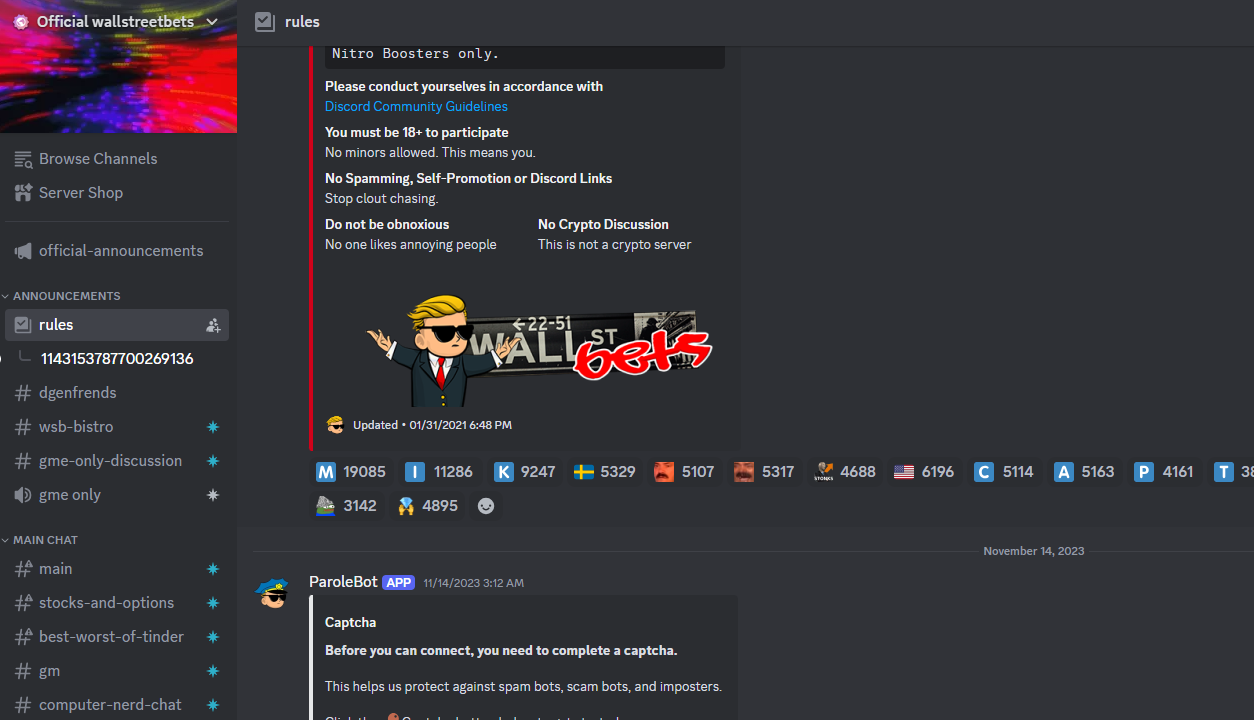 r/Wallstreetbets discord