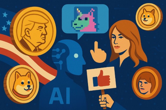 2. Memecoins 2.0 (Political & AI Hybrid Memes)
